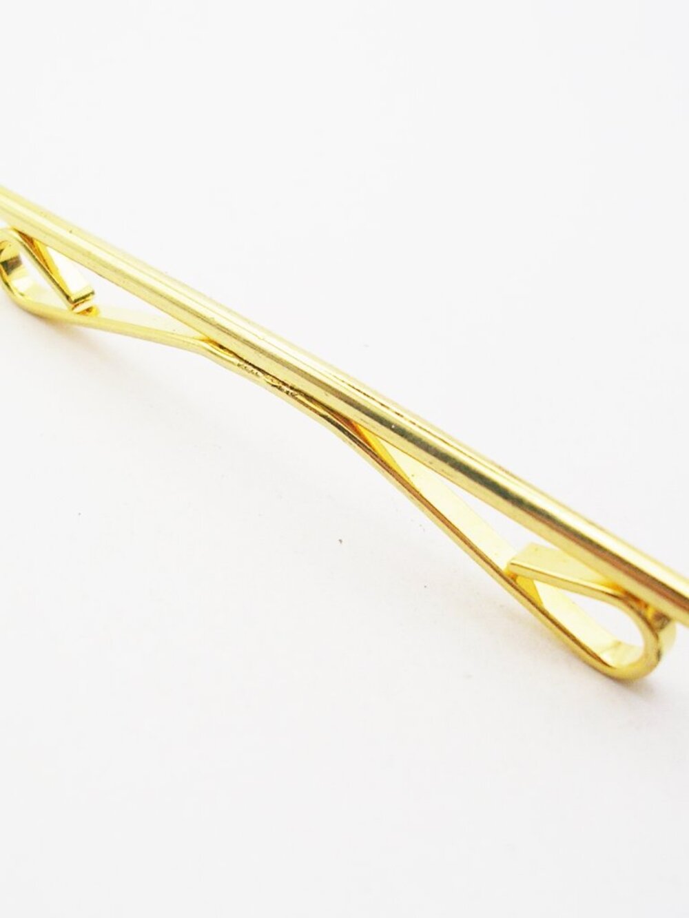 Vintage Collar Bar Clip classic gold tone Men Suit Accessory Formal Wear
